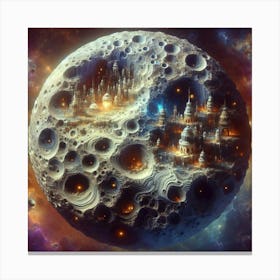 Close Moon Canvas Print