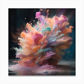 Color Splash Canvas Print