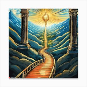 Path To Heaven Canvas Print