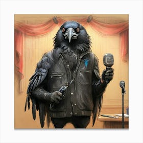 Crow! 3 Canvas Print