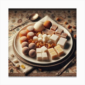 Turkish Sweets Canvas Print