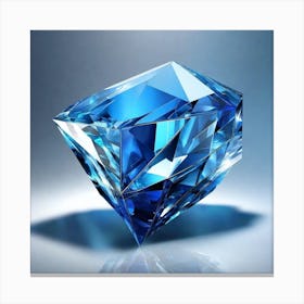 Blue Diamond Canvas Print