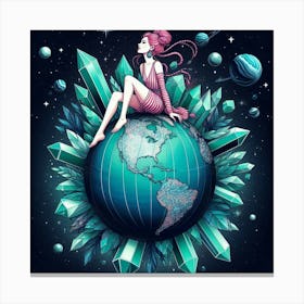 Girl In Space 2 Toile