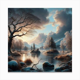 Winter Landscape 1 Canvas Print