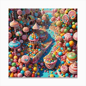 Candy Land Canvas Print