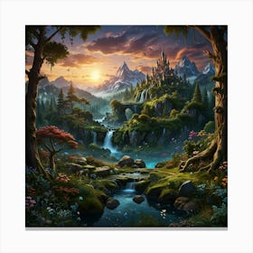 Fairytale Forest 50 Canvas Print