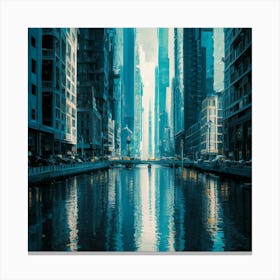 Futuristic City 20 Canvas Print