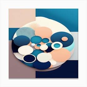 Abstract Circle Pattern Canvas Print