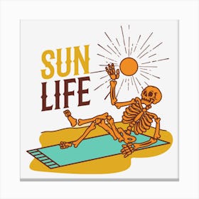 Sun Life Canvas Print