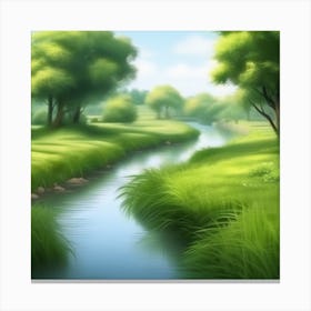 Landscape Painting 184 Canvas Print
