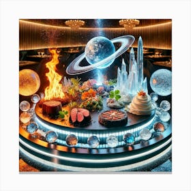 Infinity Fusion Platter Canvas Print