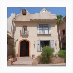 House In San Juan Canvas Print