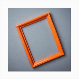 Orange Picture Frame Canvas Print