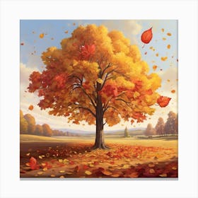 Autumn Tree Canvas Print