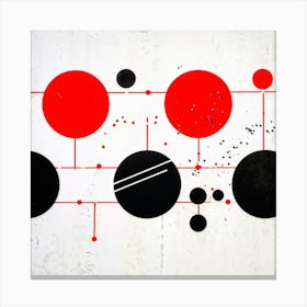 An Abstract Design Showcasing The Essence Of Art Spotlighting A Hand Crafted Perforated Pattern Of (3) Canvas Print