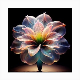 Glass Flower 3 Canvas Print