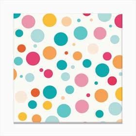 Polka Dots Canvas Print