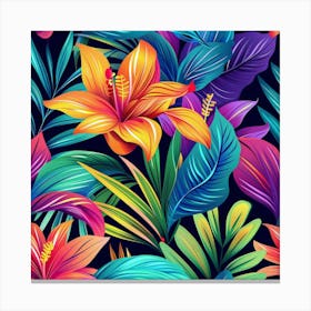 Lush Blooms (6) Canvas Print