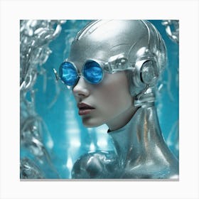 Futuristic Woman 107 Canvas Print