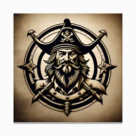 Notorious Pirate Canvas Print