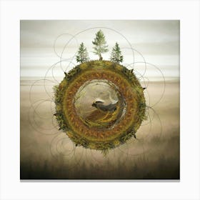 Bird In The Sky Canvas Print