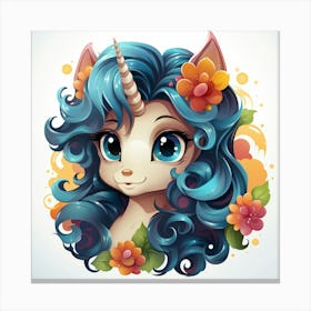 Unicorn Girl Canvas Print