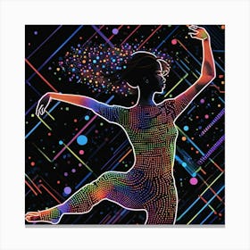 Abstract Dancer 3 Canvas Print