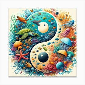 Yin Yang 2 Canvas Print