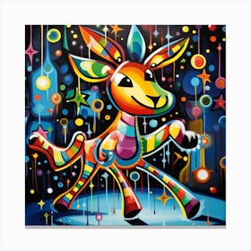 Deer Dance Canvas Print
