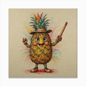 Pineapple 6 Canvas Print