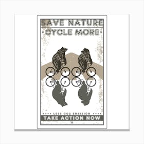 Cycle More Canvas Print