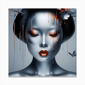 Japan Geisha Visual 73 Canvas Print