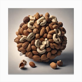 Nut Sphere Canvas Print