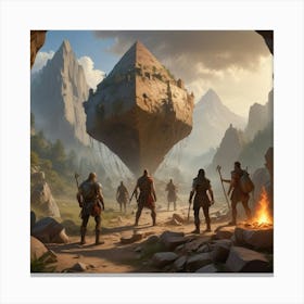 Ashes Of Legends Canvas Print