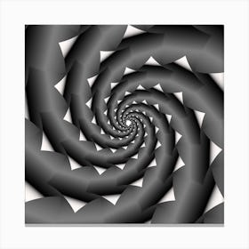 3d Abstract Spiral Design Canvas Print