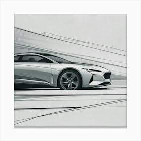 Concept Car Canvas Print