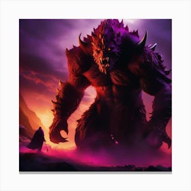 Demon 3 Canvas Print