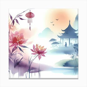 Chinese Painting 15 Canvas Print