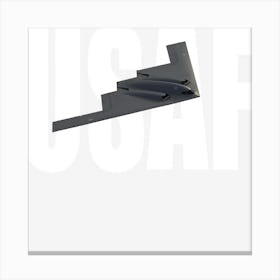 Usaf B 2 Spirit Stealth Us Flag Canvas Print