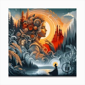 Russian Fairytale 1 Canvas Print