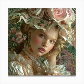 Victorian Beauty Canvas Print