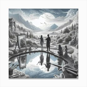 'Mirror' Canvas Print