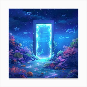 Door To The Ocean Canvas Print