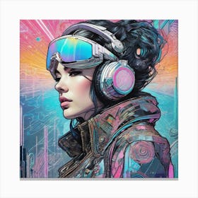 Punk Fashion Canvas Print