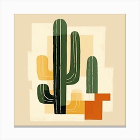 Cactus Print 8 Canvas Print