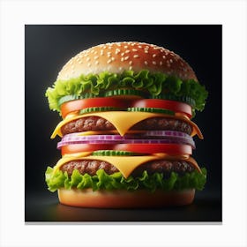 Burger2 Canvas Print