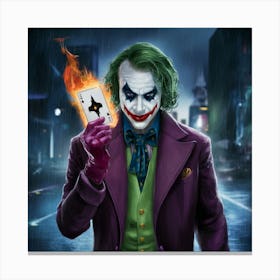 Joker 302 Canvas Print