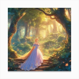 Princess In The Forest 1 Canvas Print