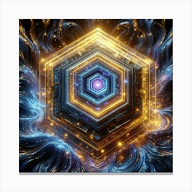 Hexahedron Canvas Print