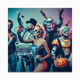 Halloween Party19 1 Canvas Print